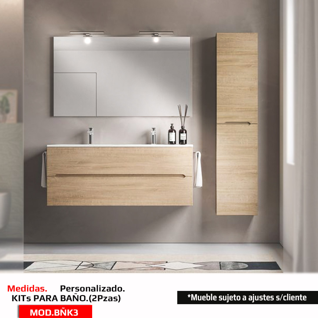 MUEBLES DE BAÑO (2 Modulos)