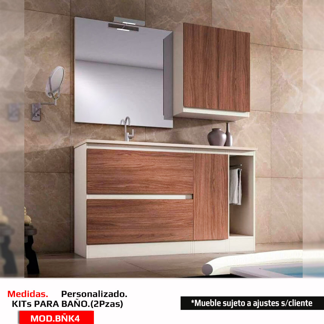 MUEBLES DE BAÑO (2 Modulos)