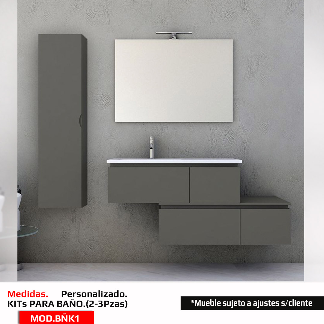 MUEBLES DE BAÑO (3 Modulos)